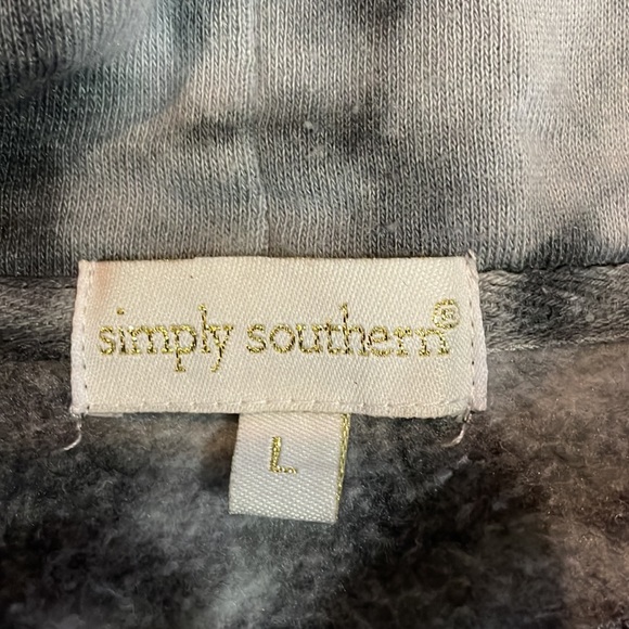Simply Southern Ladies large sweatshirt with cowl neck - Picture 5 of 5